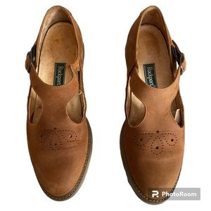 Rockport Mary Jane Leather Shoes - Size 7